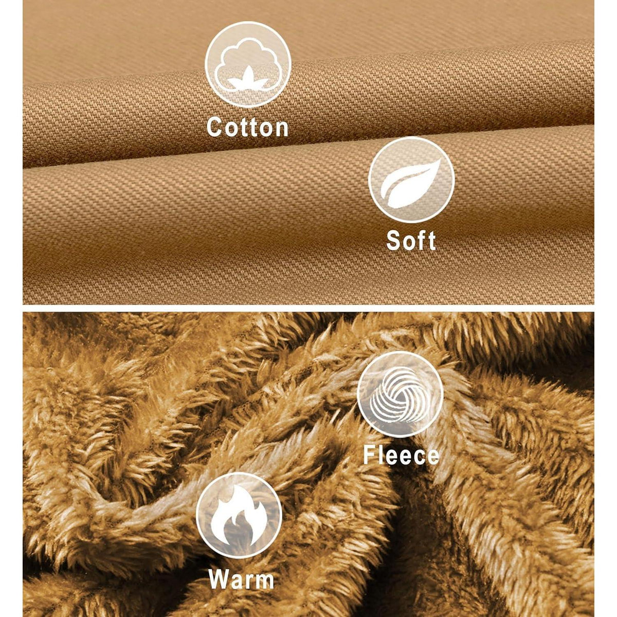 Warme Herren Winterjacke mit abnehmbarer Kapuze Khaki