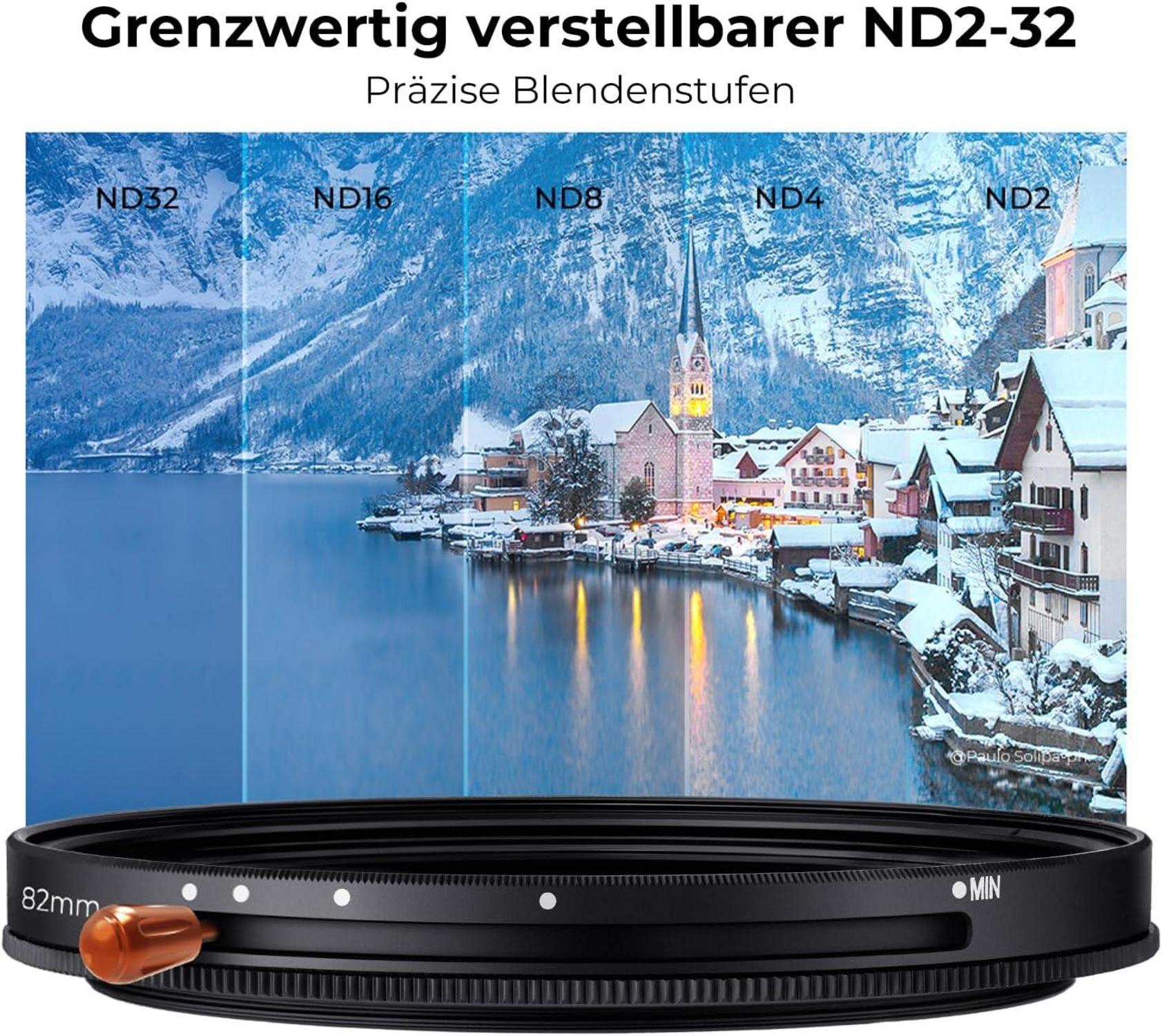 82mm Nano-X ND CPL Filter Multifunktionaler Graufilter Polfilter