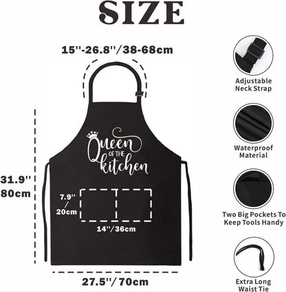 Cute Kitchen Apron for Women Funny Cooking Baking Gift