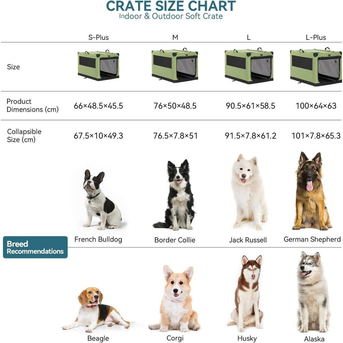 Faltbare Hundebox mit 3 Türen – Komfortabel & Sicher für Hunde