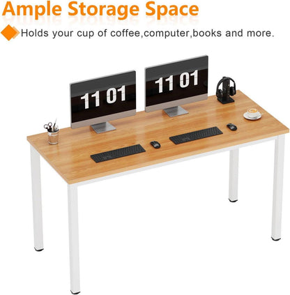 SogesHome Schreibtisch 100x60x75cm PC Büro Workstation Home Office Esstisch