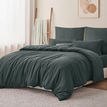 Bettwäsche 220x240 Set Anthrazit Mikrofaser Weich und