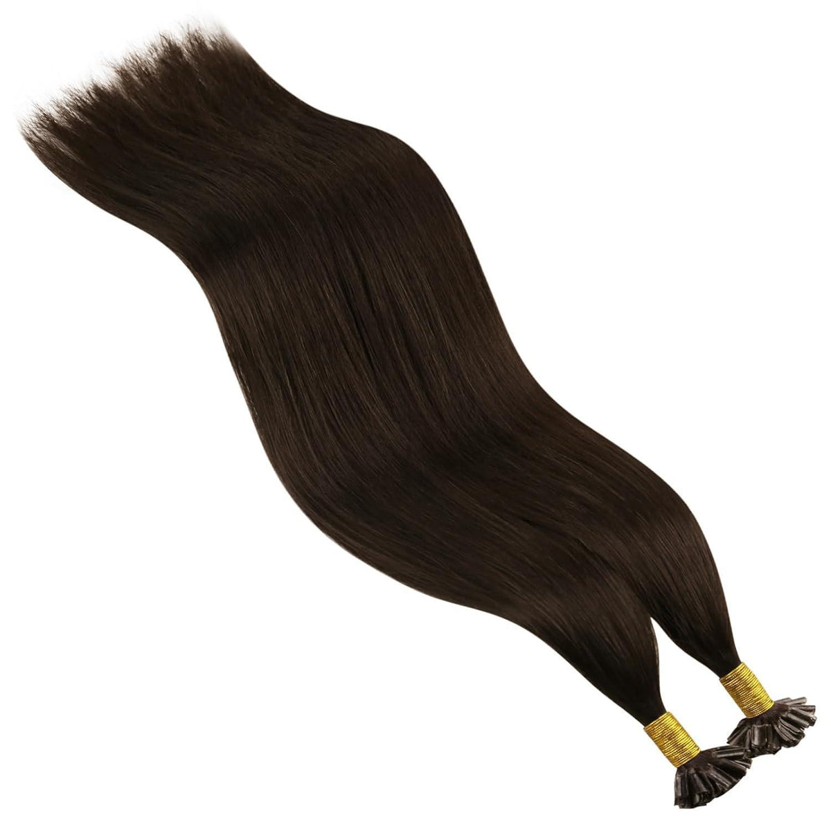 Echthaar Bondings Braun – Remy Haarverlängerung 45cm