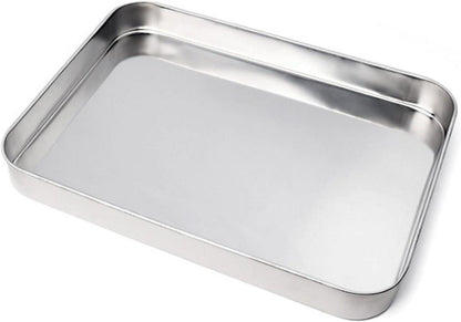 Backblech tief antihaftbeschichtet Edelstahl-Backblechpfanne 304 28,5