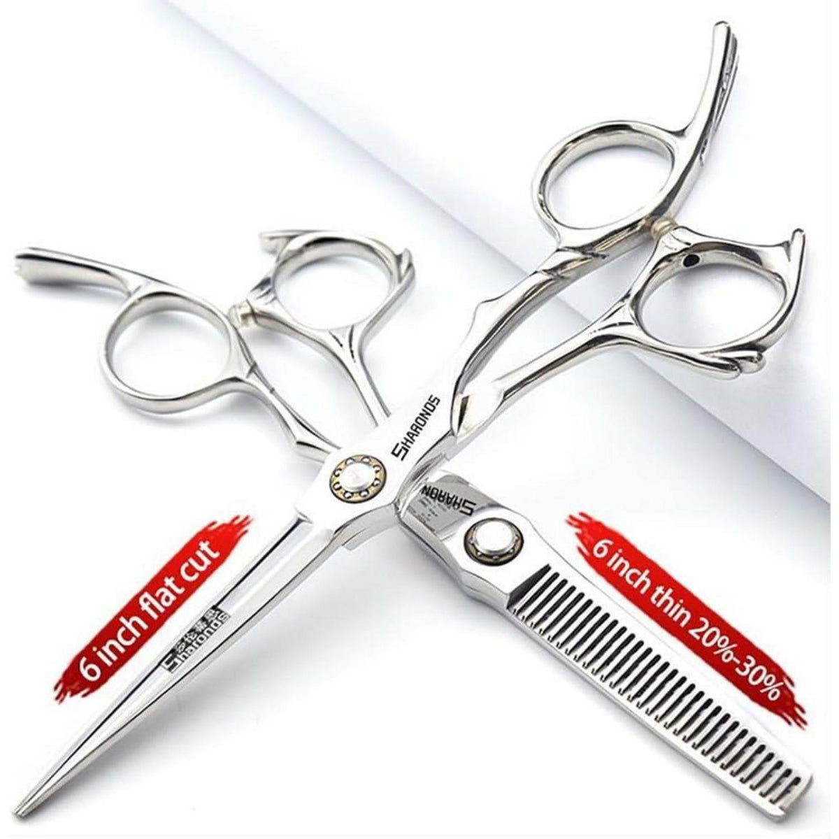 Professionelle Friseurschere 6 Zoll (2 Stück) Edelstahl 440C