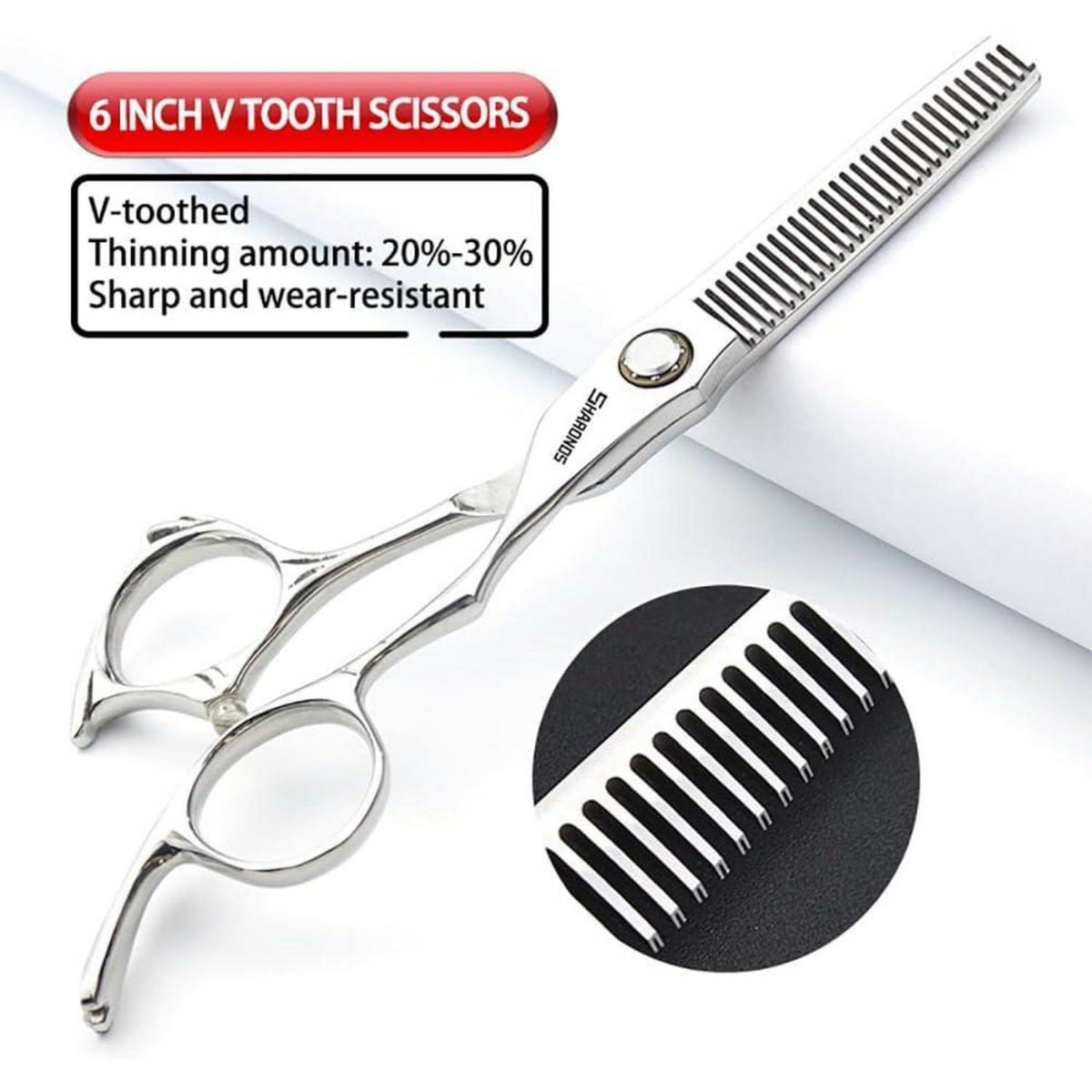 Professionelle Friseurschere 6 Zoll (2 Stück) Edelstahl 440C