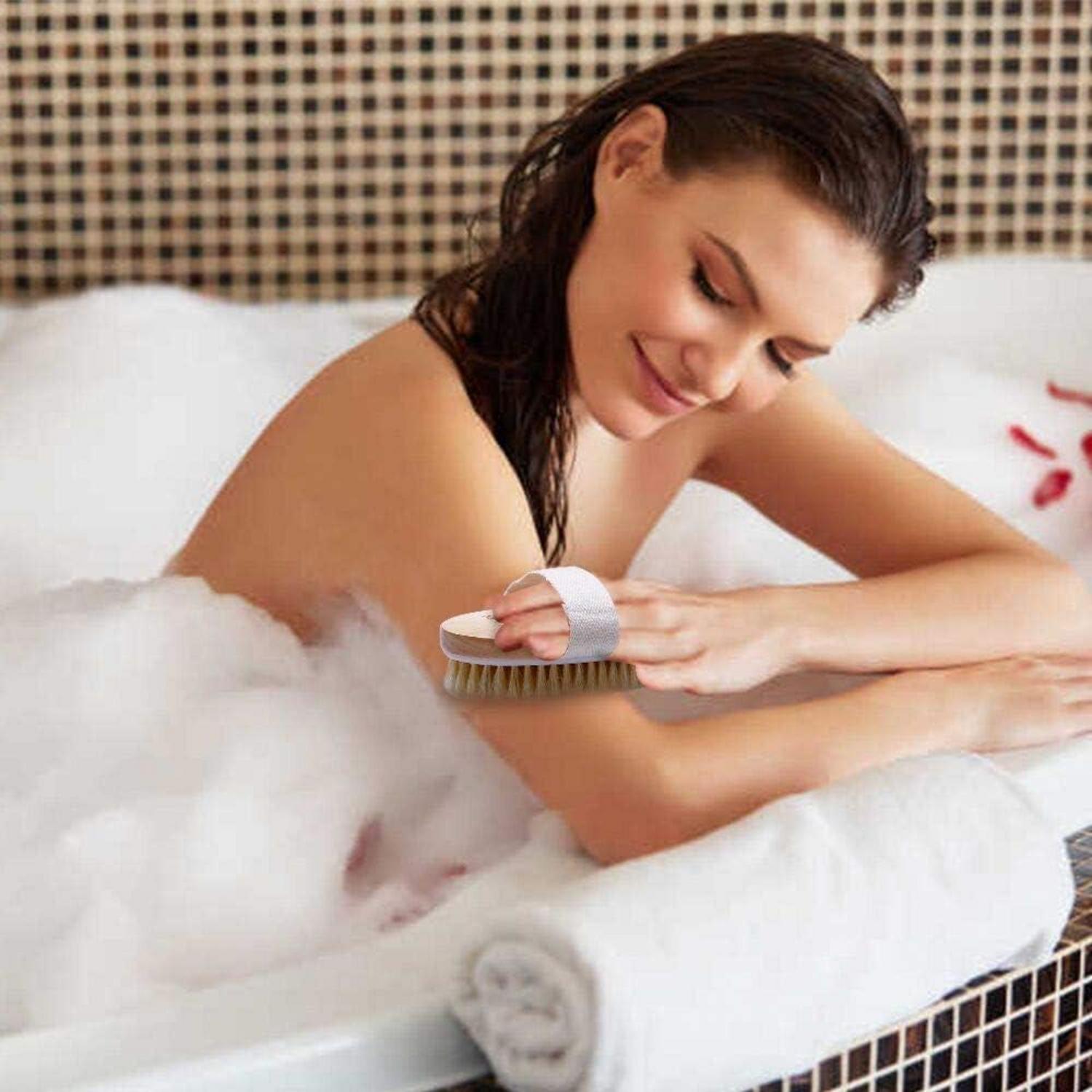 Shampoo-Bürsten-Set Haarbürsten Silikon Massagegerät Körperbürste