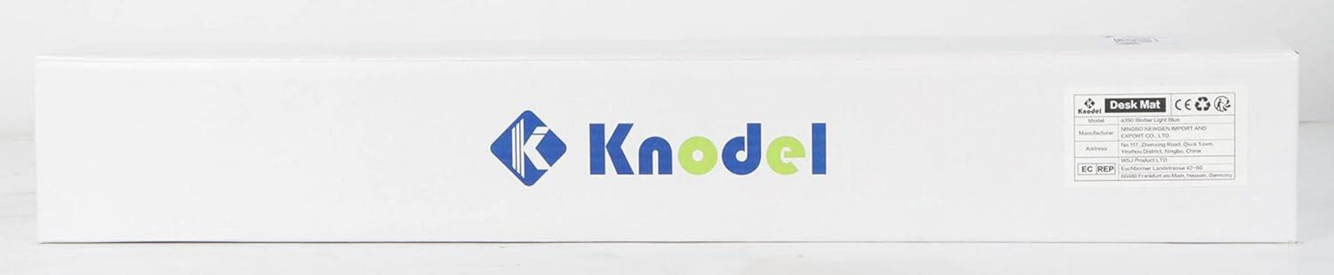 Knodel Tischunterlage 90x43cm PVC Laptop Schreibunterlage wasserdicht Bluesilber