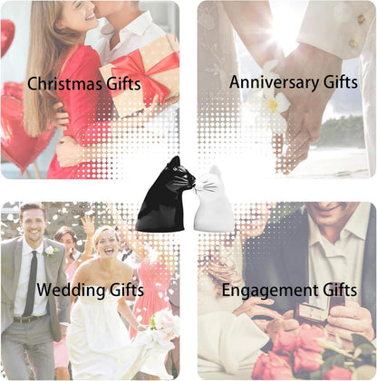 Hochzeitsgeschenk Katzentassen Kuss Set für Paare Valentinstag