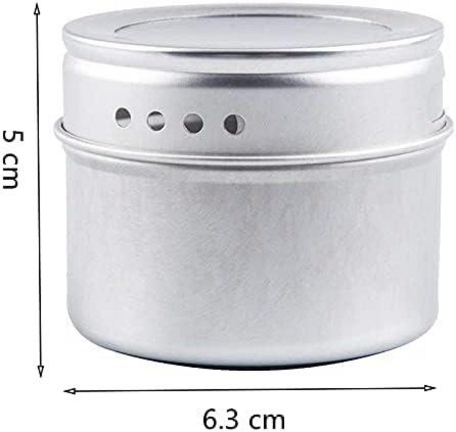 Gewürzdosen Set Magnetisch 20 Stück Transparente Oberseite