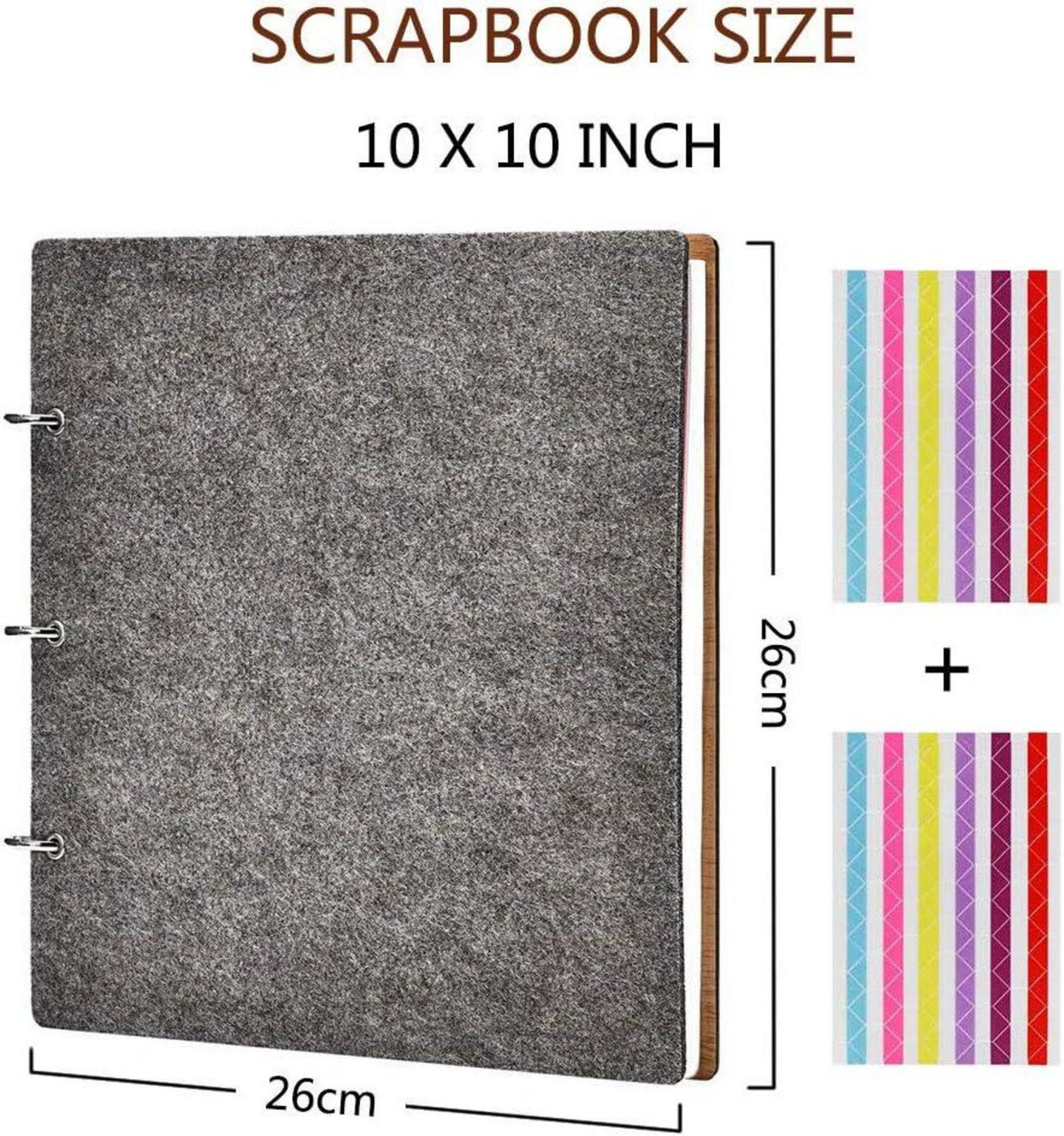 Fotoalbum Groß DIY Felt Scrapbooking Gästebuch Reisealbum