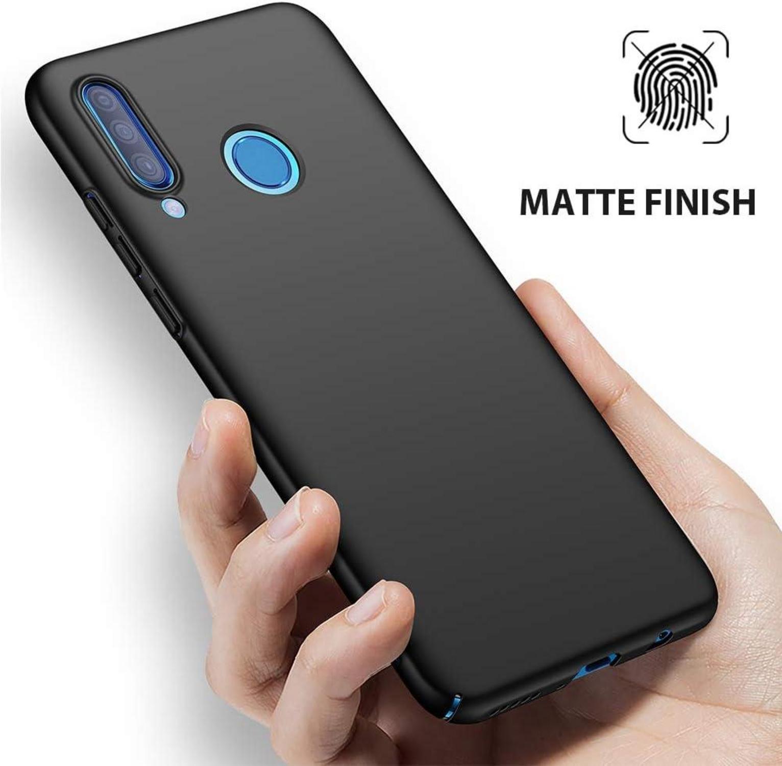 Schwarze Hülle für Huawei P30 Lite Ultra Dünn Matt 0.7mm
