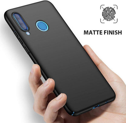 Schwarze Hülle für Huawei P30 Lite Ultra Dünn Matt 0.7mm