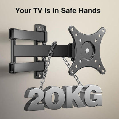 TV Wandhalterung Schwenkbar Neigbar Drehbar 10-32 Zoll VESA