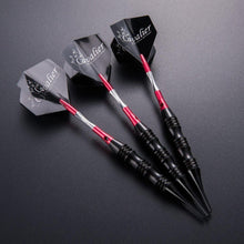 Soft Dartpfeile 20g Turnier Set Schwarz Metallfässer mit Transportbox