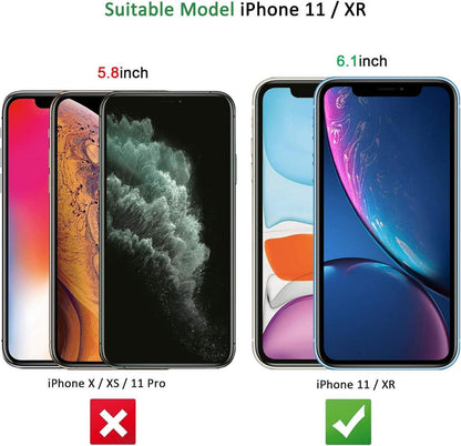 Panzer Schutz Glas 2 Stück für iPhone 11 XR 9H Härte HD 0.33mm Ultra-klar