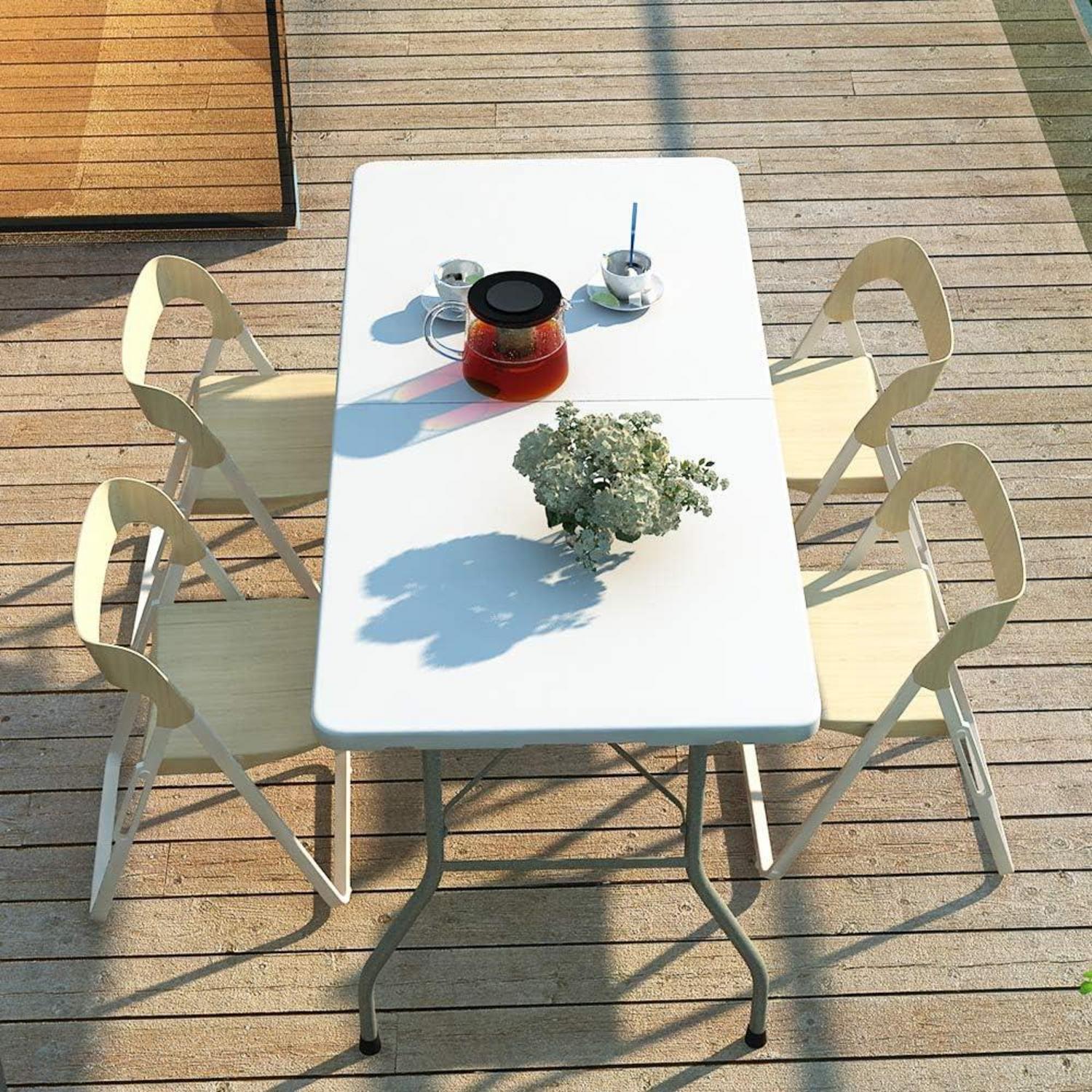 Klapptisch Campingtisch Gartentisch Buffet Esstisch klappbar 152x71x74cm