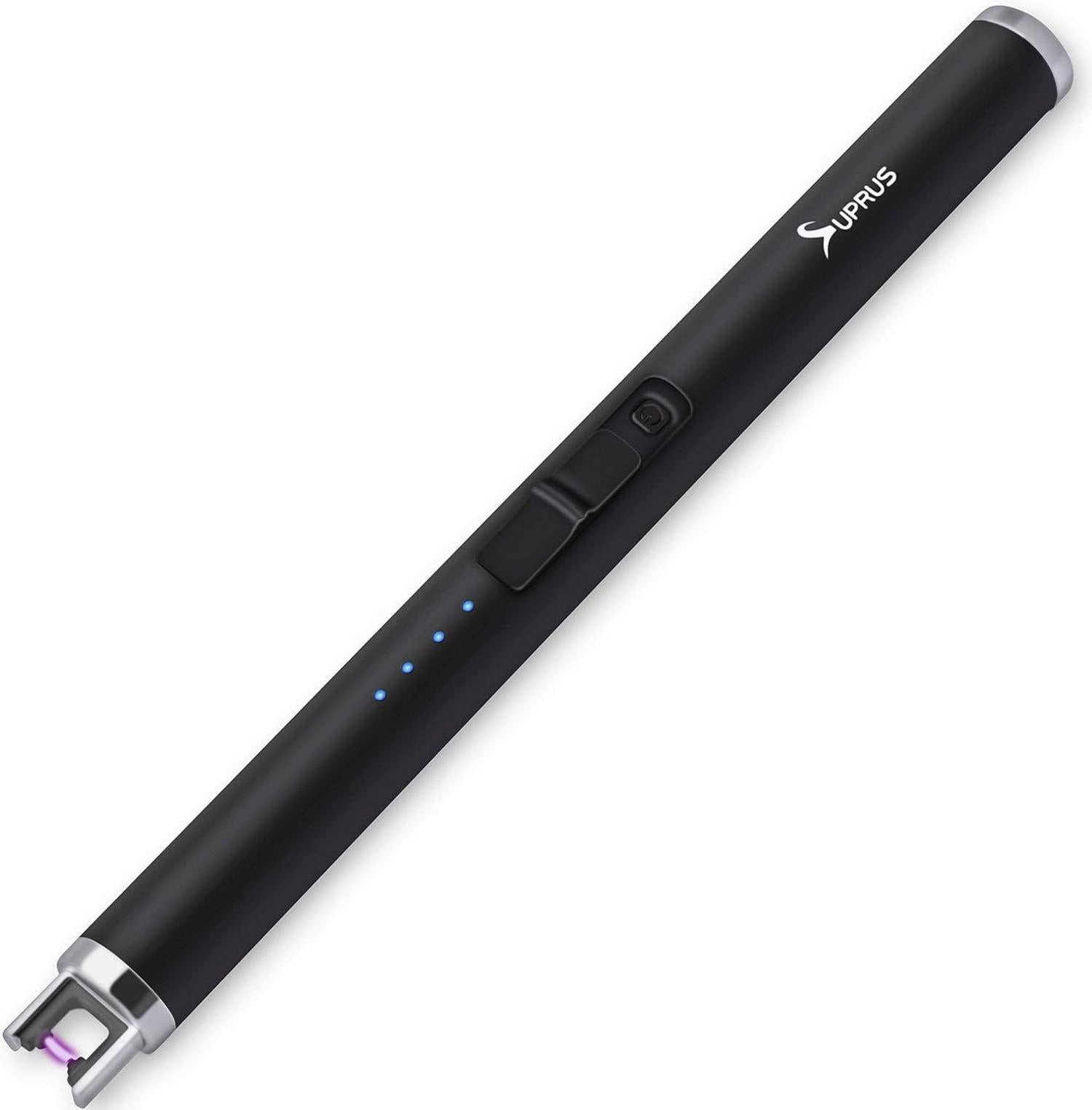 Elektronisches Plasma-Stabfeuerzeug USB Aufladbar Schwarz