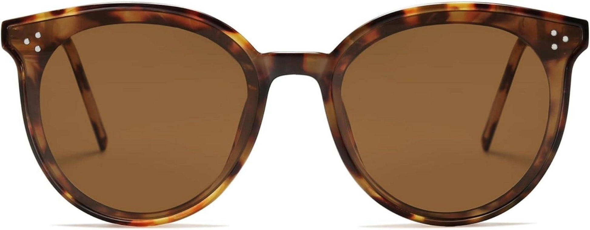 SOJOS Retro Vintage Damen Sonnenbrille Rund Cateye