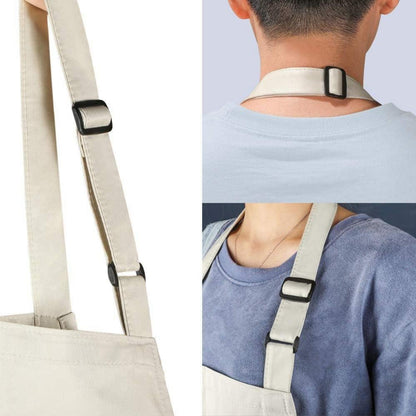 Viedouce Wasserdichte Schürze mit Taschen für Frauen und Männer, Verstellbarer Kochschürze