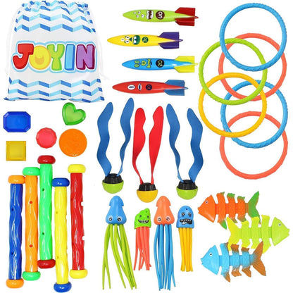 JOYIN 30 Stück Tauchen Spielzeug Set für Kinder, Unterwasser