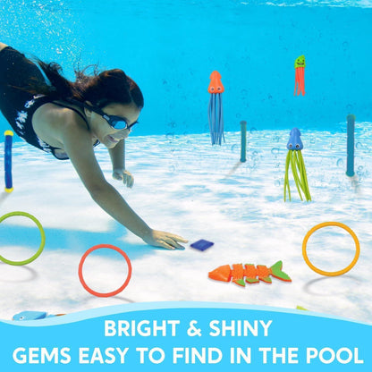 JOYIN 30 Stück Tauchen Spielzeug Set für Kinder, Unterwasser