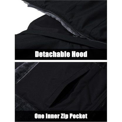 Herren Winter Skijacke Fleece Gefüttert Softshelljacke