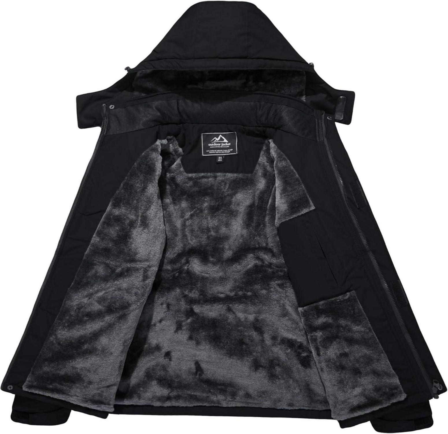 Herren Winter Skijacke Fleece Gefüttert Softshelljacke