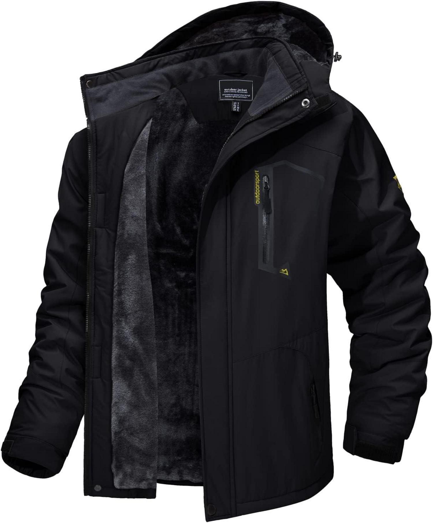 Winter Skijacke Herren Fleece Gefüttert Outdoor Softshelljacke