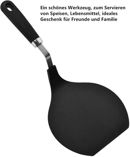 Voarge Pizza Pfannenwender hitzebeständig Kunststoff Schwarz