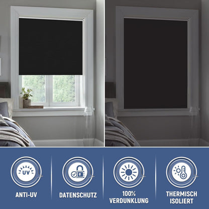 Klemmrollos für Fenster ohne Bohren Plissee Klemmfix 45x170
