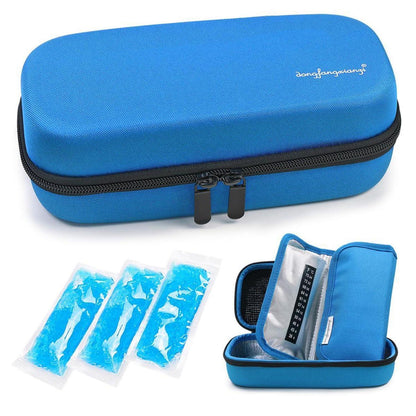 Insulin Kühltasche Reise Tasche mit 3 Kühlakkus