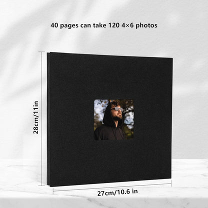 Yopih Selbstklebendes Fotoalbum 10x15 zum Gestalten, Großes leinen