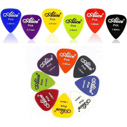 100 Stück Plektren Guitar Picks Mix