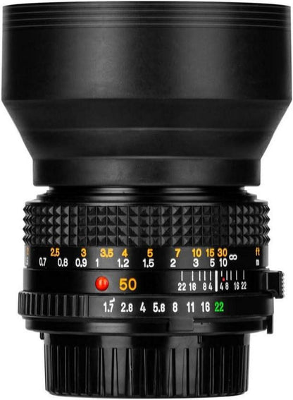 49mm Universal Gegenlichtblende Gummi Streulichtblende Canon Nikon Sony Kamera