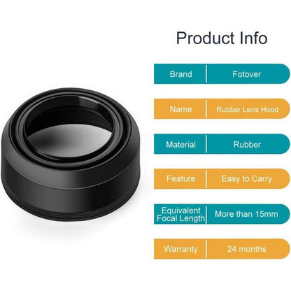 67mm Gummi Gegenlichtblende Universal für Canon Nikon Sony