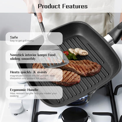 Premium Pfanne Grillpfanne 24cm Antihaft Induktionsgeeignet