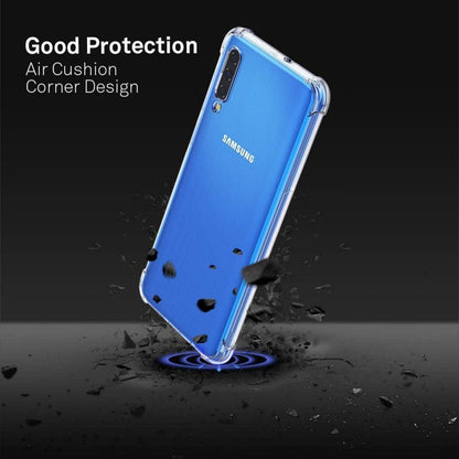 Handyhülle Samsung A50 Transparent Soft TPU Silikon Stoßdämpfung 6,4