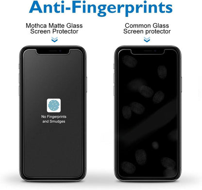 Mothca Panzer Matt Glas iPhone 11 XR Schutzfolie 9H Matte Anti-Fingerabdruck