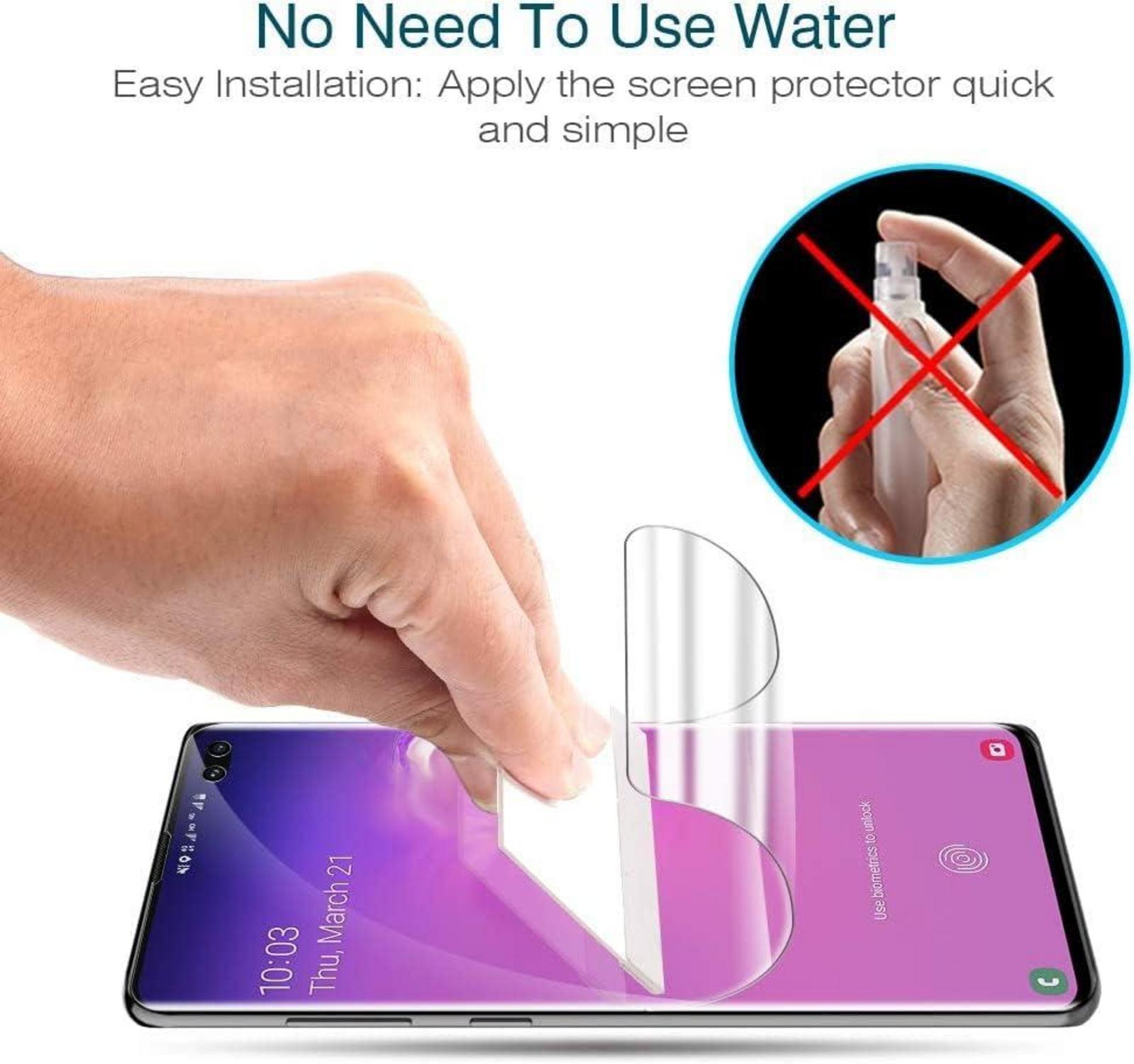 Samsung S10 Plus Schutzfolie 3er Pack HD Klar Weich TPU