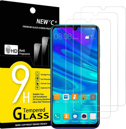 Panzer Schutz Glas 3er Set Huawei P Smart 2019 Honor 10 lite Honor 8A