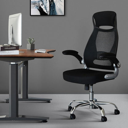 Ergonomischer Bürostuhl mit Kopfstütze, Armlehnen