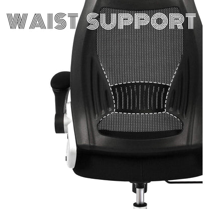 Ergonomischer Bürostuhl mit Kopfstütze, Armlehnen