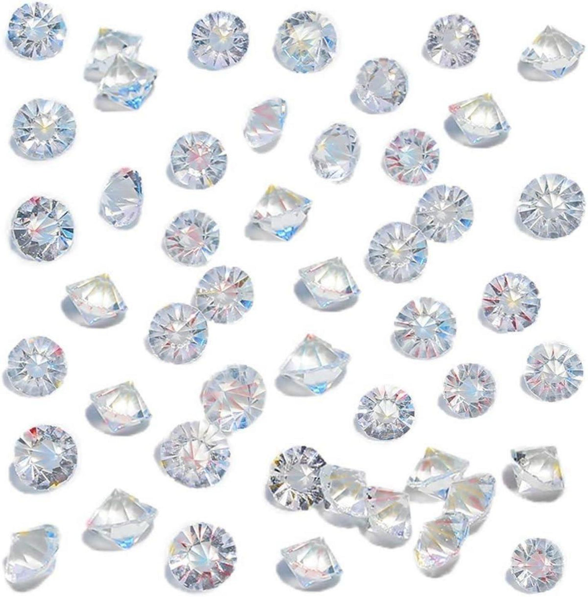 Glas Diamanten 500 Stück Kristall Deko Hochzeit Tisch ø 10mm