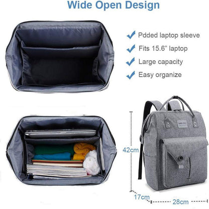 Lekesky Rucksack Damen Herren wasserdicht mit Laptopfach