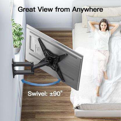 TV Wandhalterung Schwenkbar Neigbar 26-60 Zoll Flach Curved