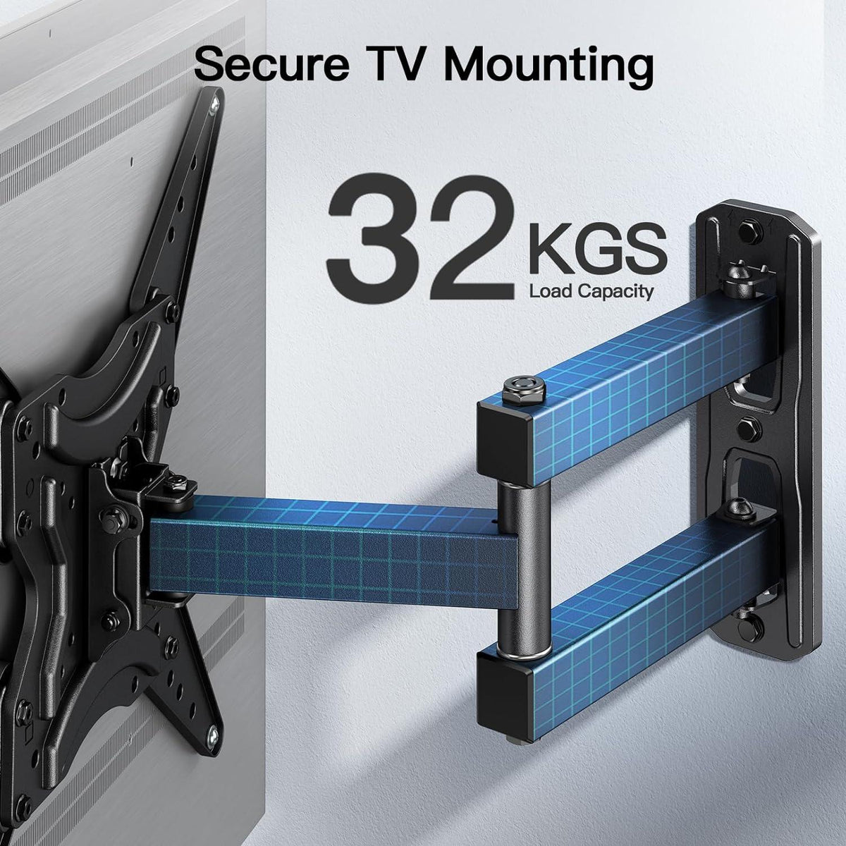 TV Wandhalterung Schwenkbar Neigbar bis 60 Zoll VESA 400x400mm