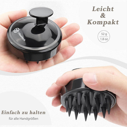 FReatech Shampoo Haarbürste | Nass Trocken Kopfhaut
