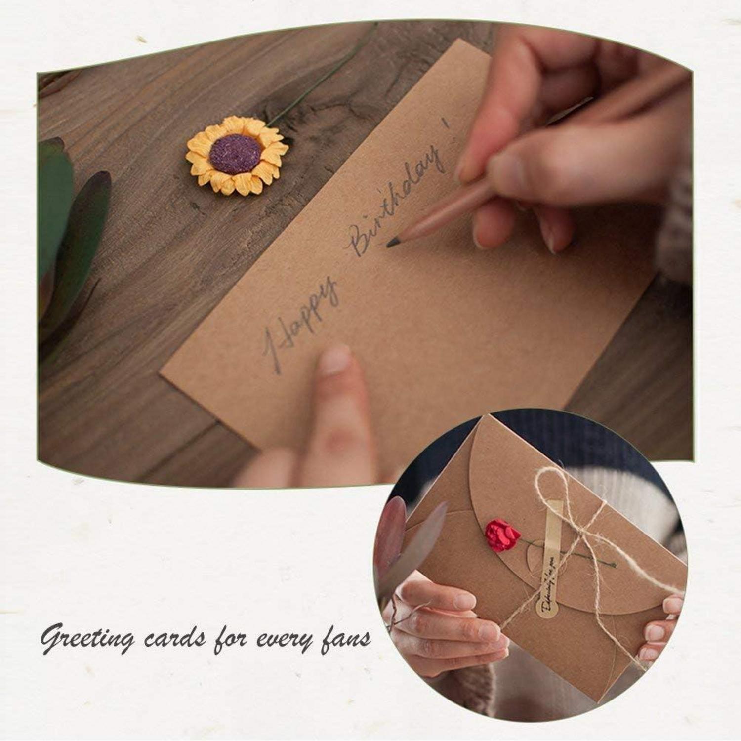 100 Stück Mini Herz Briefumschläge Kraftpapier Umschläge Weihnachten Valentine