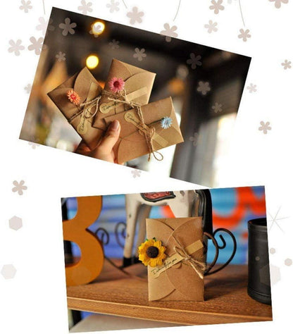 100 Stück Mini Herz Briefumschläge Kraftpapier Umschläge Weihnachten Valentine